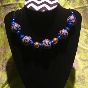 Authentic Japanese Washi Paper Bead Necklace